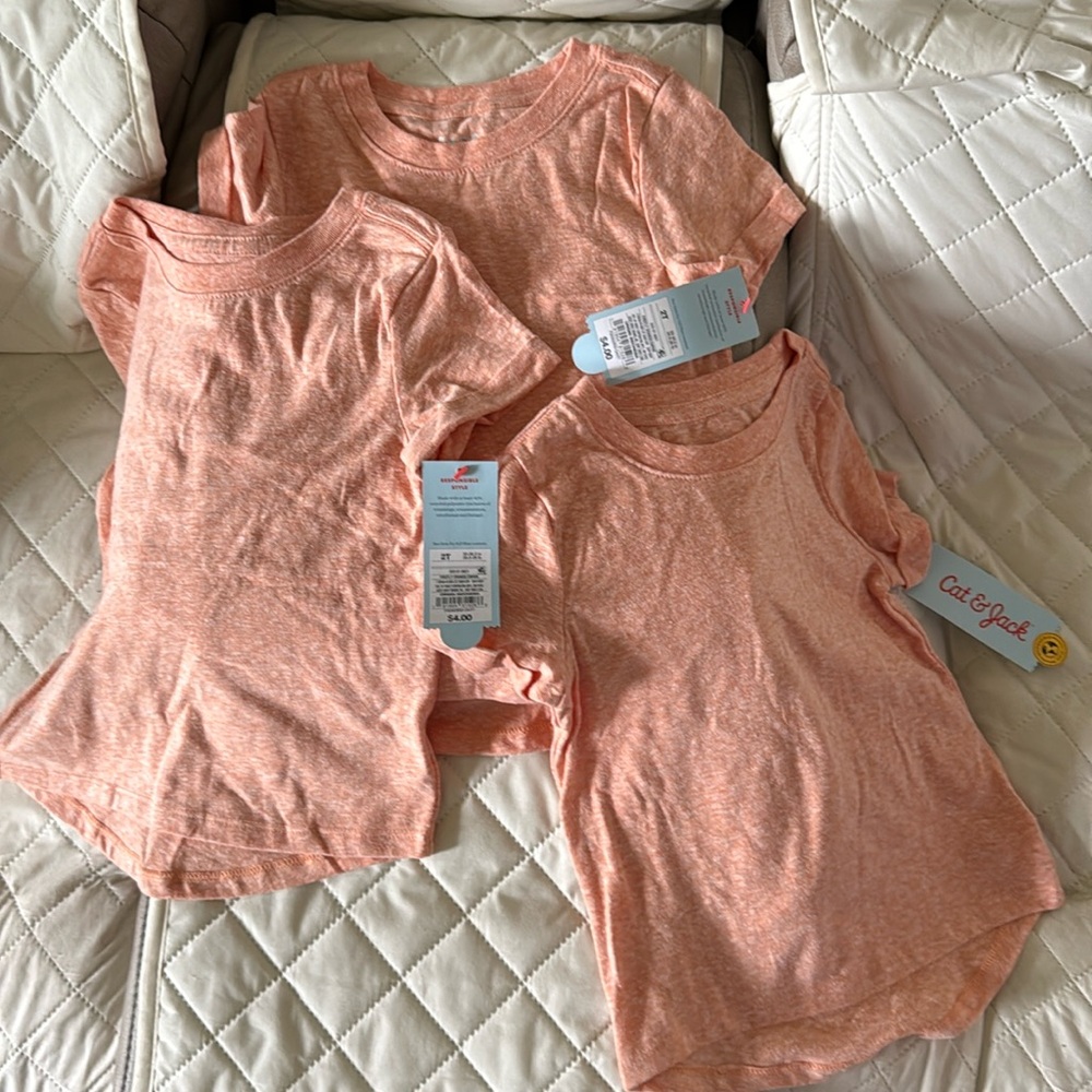 Girls Cat and Jack Orange 2T T-shirts

ALL 3!!